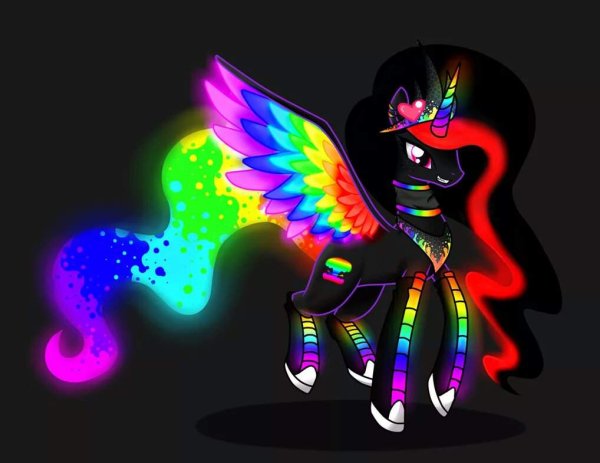 Радужные пони аликорны