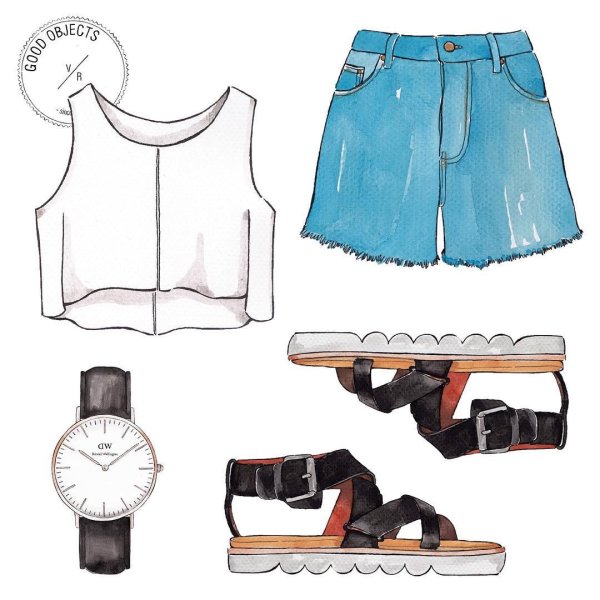 Нарисованная одежда