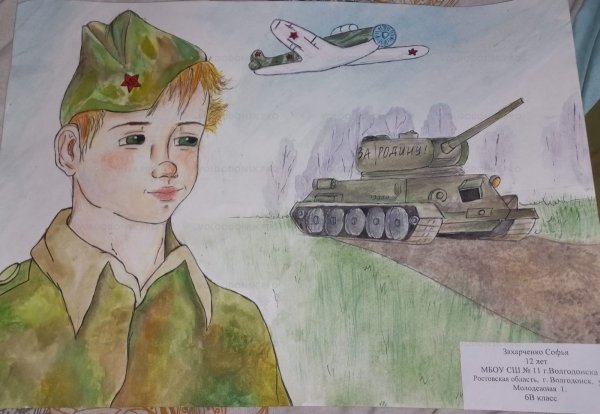 Рисунки о подвигах в Великой Отечественной войне