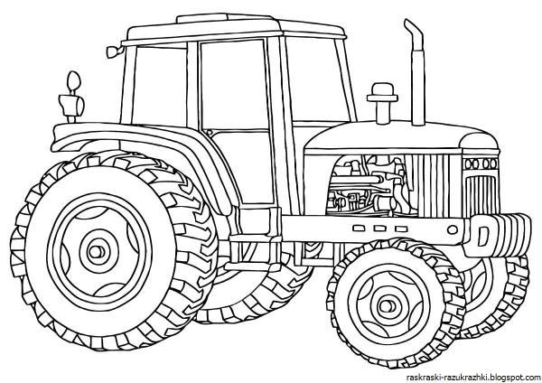 Раскраска трактор Беларусь МТЗ-82