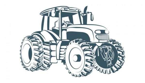 Трактор МТЗ 1221 вектор спереди