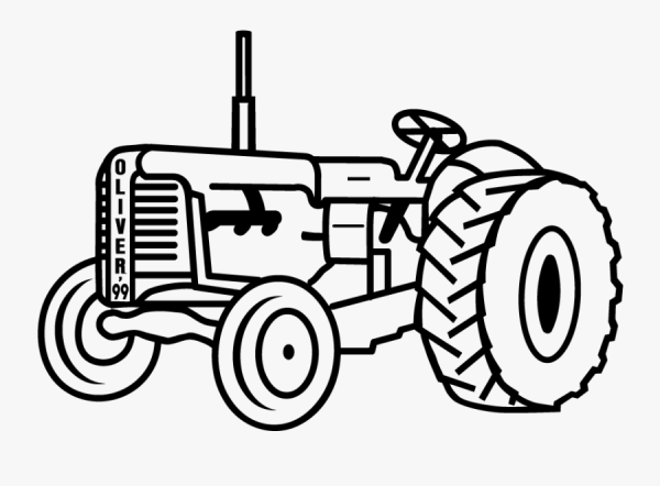 Трактор для рисования