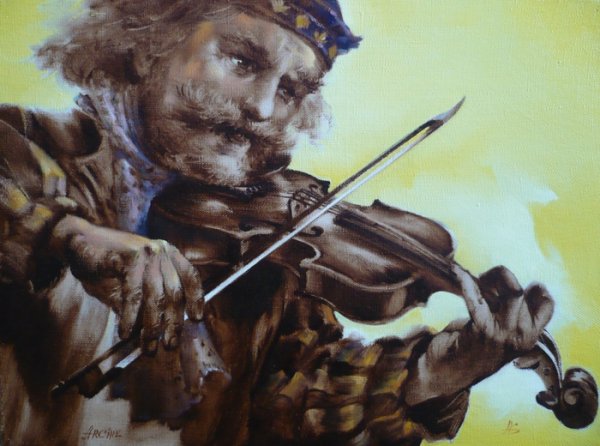 Музыкант скрипач Гершберг