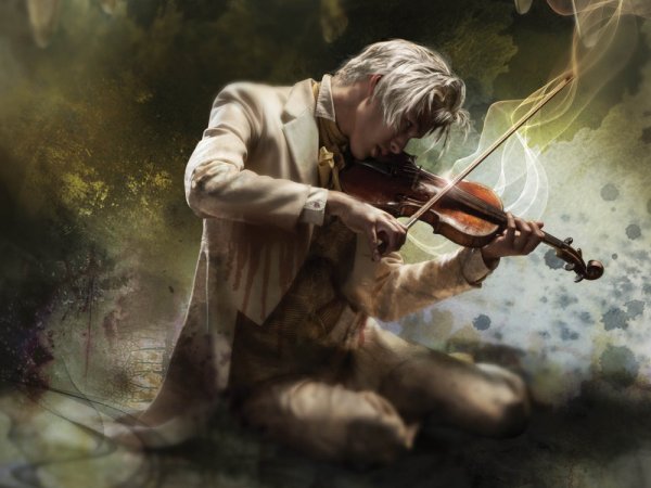 Скрипач арт