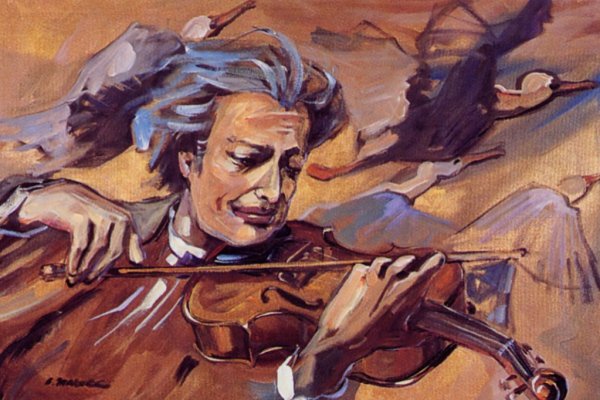 Скрипач картины художников