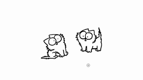 Кот Саймон и котенок