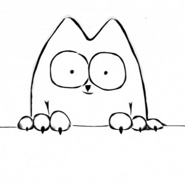 Рисунки для срисовки прикольные лёгкие для начинающих