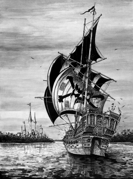 Корабль для выжигания