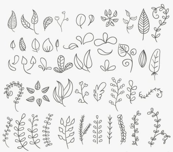 Много маленьких рисунков