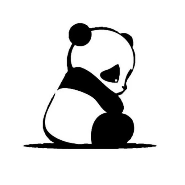 Схема вышивки крестом Панда