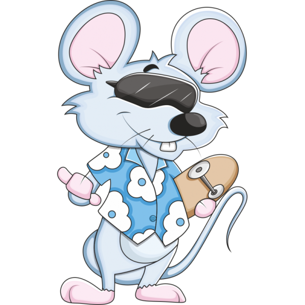 Мышка стикер