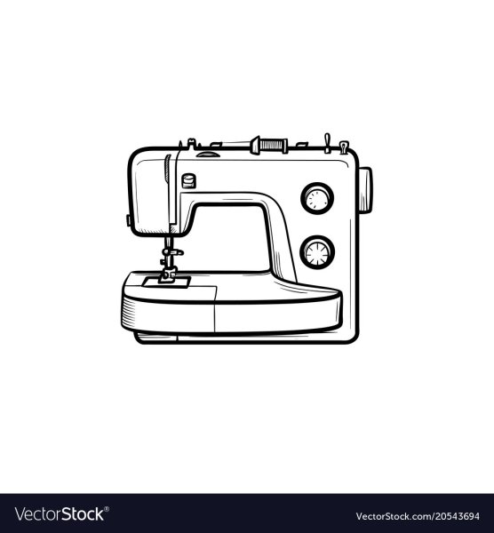 Набросок швейной машинки