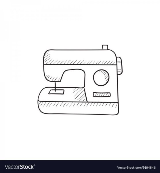 Швейная машинка рисунок