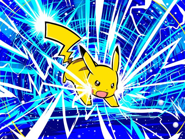 Аниме покемоны Пикачу