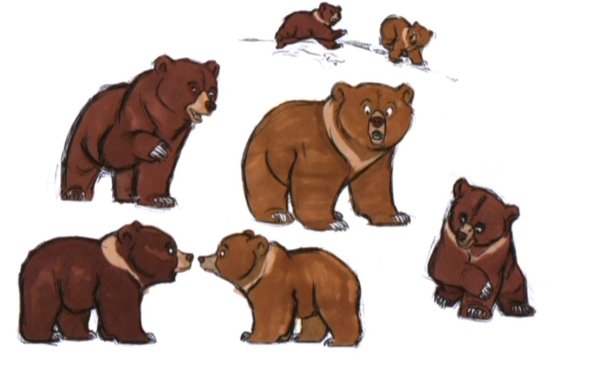 Рисование медведя