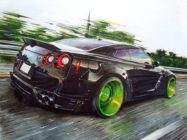 Nissan GTR 34 Art