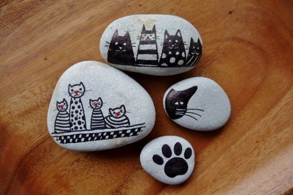 Маркер узоры на камнях