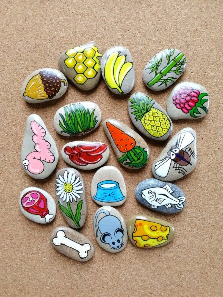 Рисование на камнях для детей