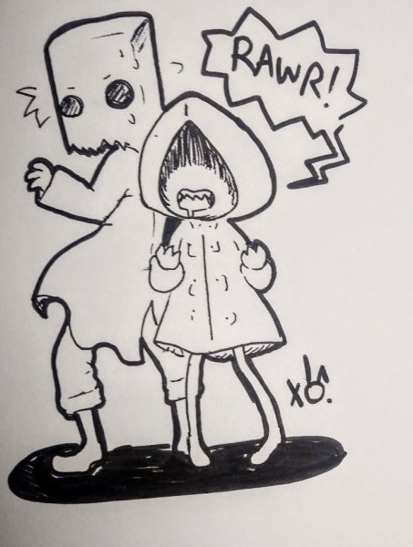 Little Nightmares раскраска