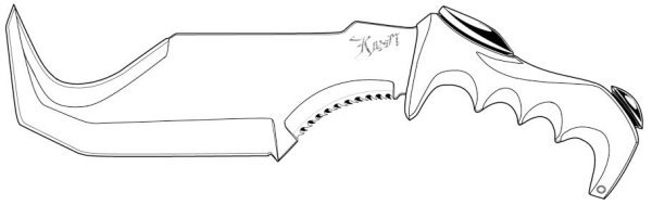 Ножи из стандофф 2 раскраска кербамбитит