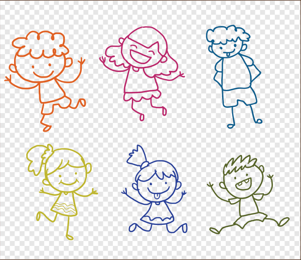 Ребенок схематичное изображение