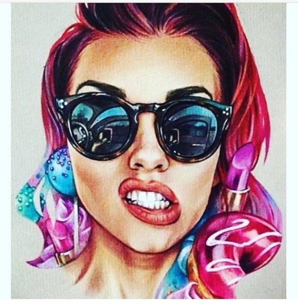 Девушки в стиле арт