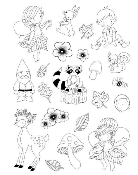 Раскраска скрап