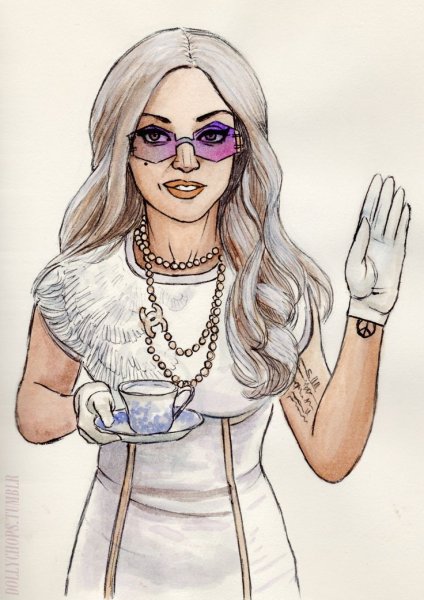 Девушка с сигаретой рисунок