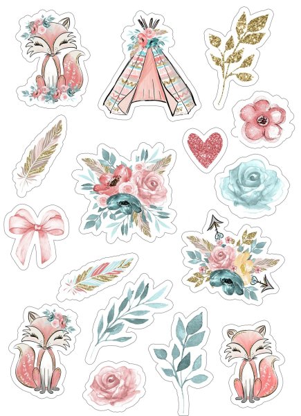 Стикеры Винни пух Дисней