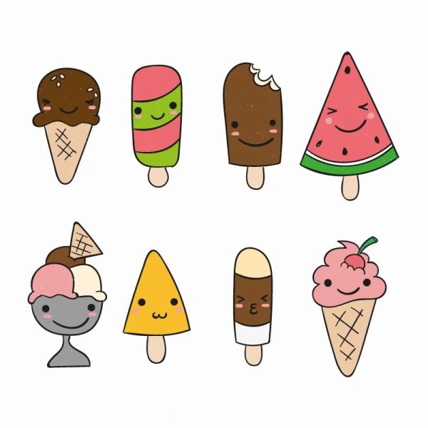 Милые лёгкие рисуночки