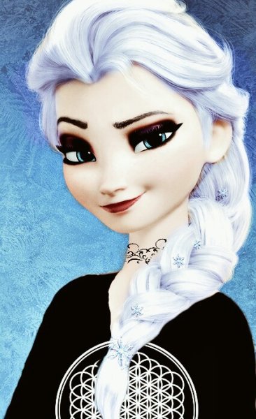 Эльза крутая и современная