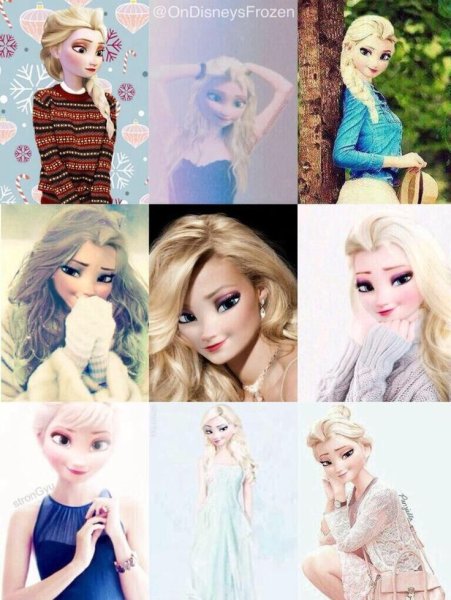 Эльза крутая и современная