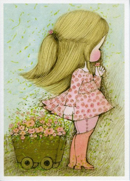 Мультяшная девочка