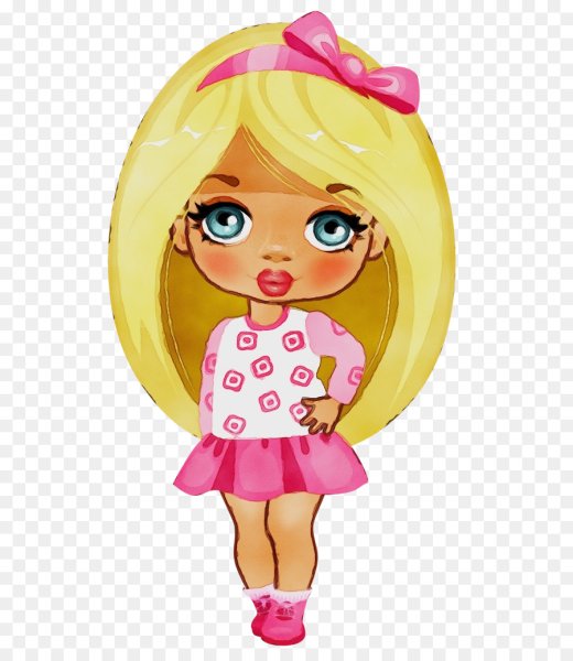 Девочка светленькая мультяшная