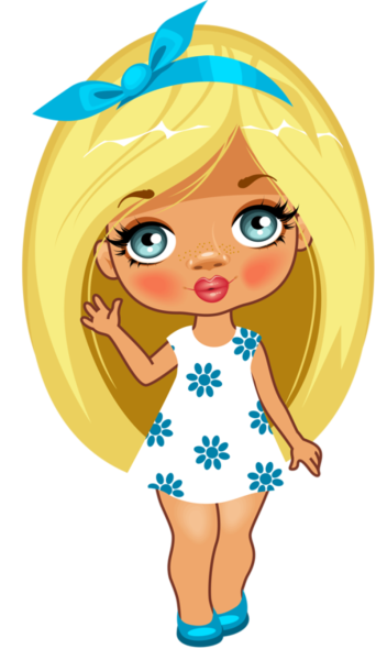 Платье принцессы на девочке вектор