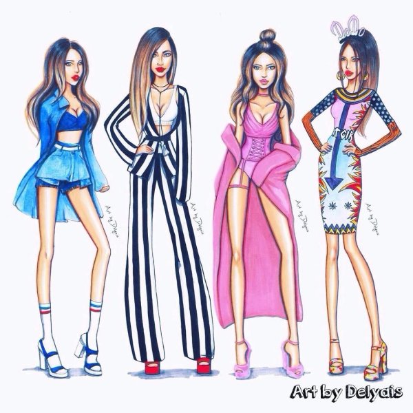 Рисунки одежды для срисовки