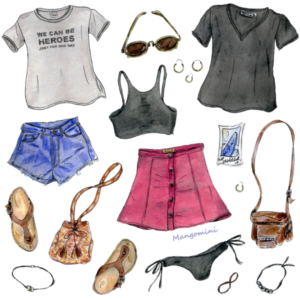 Нарисовать модную одежду