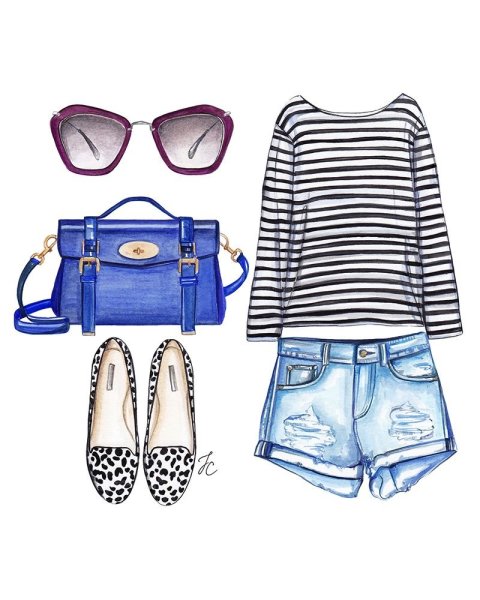 Мультяшные модные девушки