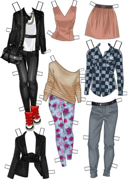 Одежда для рисования девушек