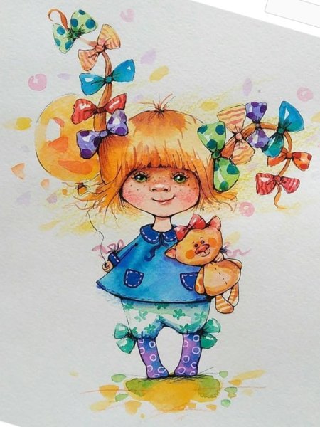 Милые детские иллюстрации