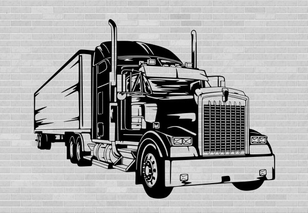 Печать с грузовиком