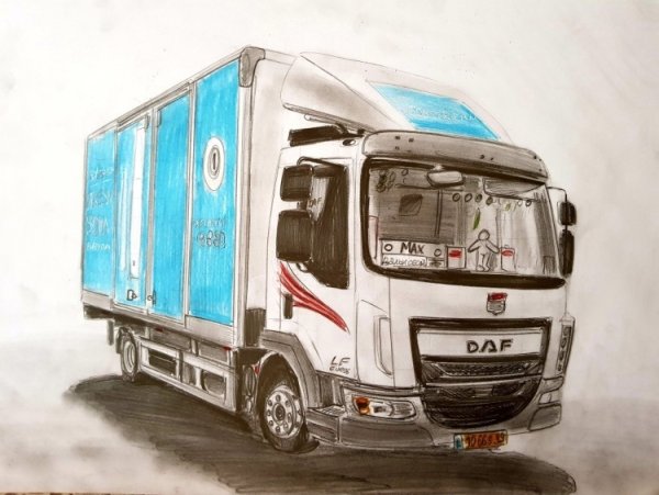 КАМАЗ 4310 рисунок