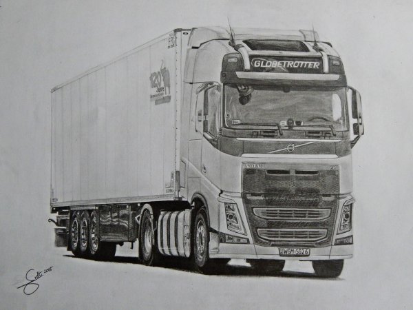 Раскраска КАМАЗ 65115 самосвал