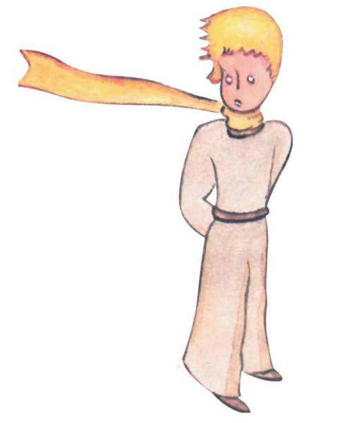 Раскраска маленький принц Экзюпери