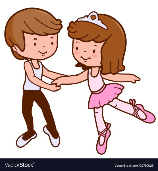 Мальчик и девочка танцуют иллюстрации