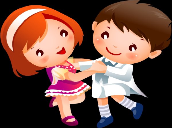 Дети танцуют в садике