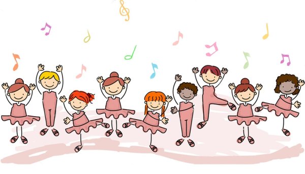 Рисование дети танцуют