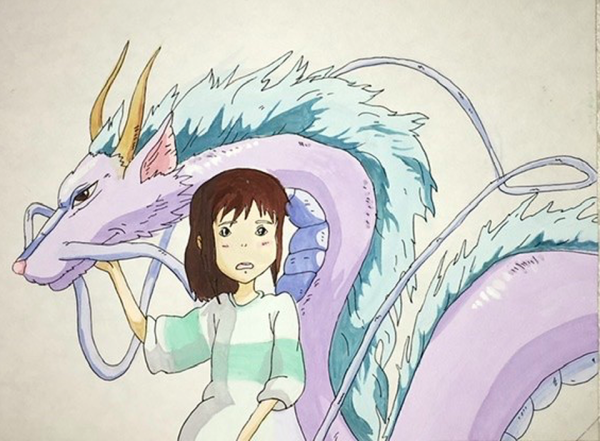 Рисунки аниме Унесенные призраками