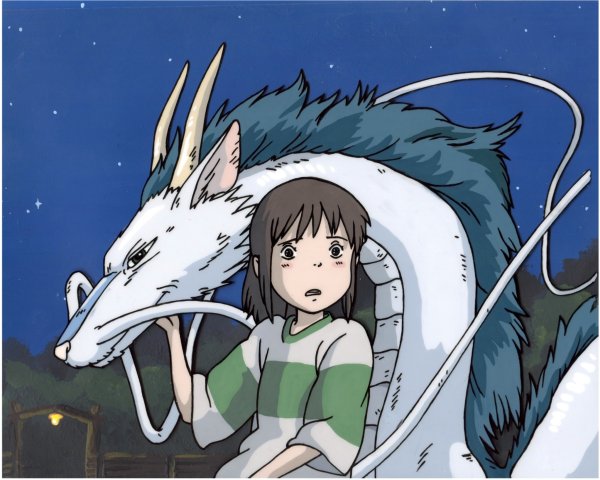 Унесённые призраками Хаку скетч