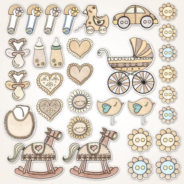 Элементы для скрапбукинга